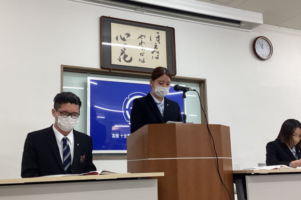 日頃の努力の成果を学びの発表会で