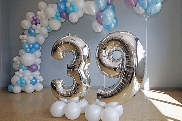 バルーンアートでお祝い