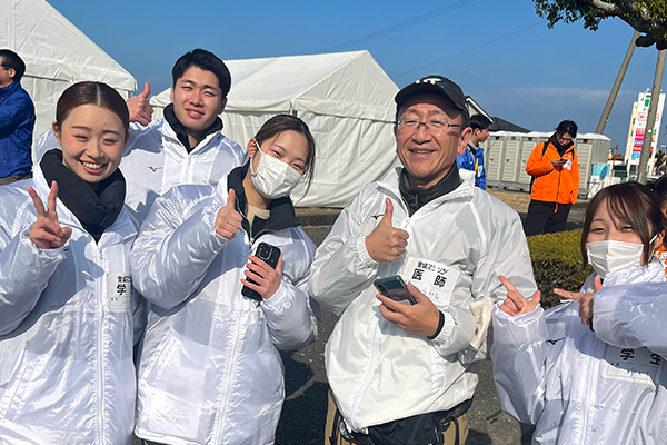 愛媛マラソン救護スタッフ