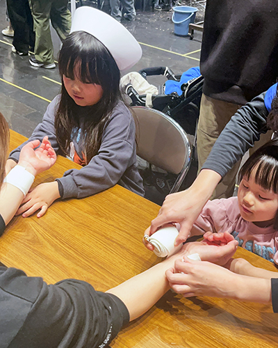 包帯を巻いてみよう