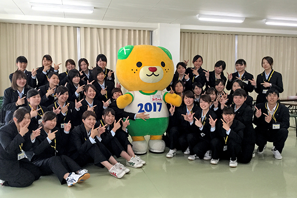 国体みきゃんと一緒に